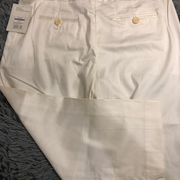 Women's "MERONA" true white Contour fit cropped capris size 8 - NWT - Picture 5 of 8